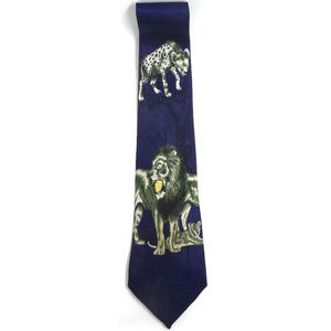 FloRence & K-Inc Lion and Hyena Necktie